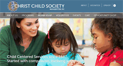 Desktop Screenshot of christchilddc.org